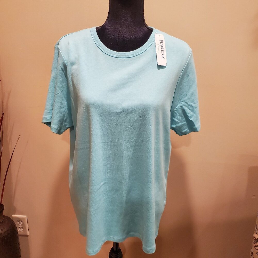 Pendleton Aqua Basic Shortleeve Tshirt